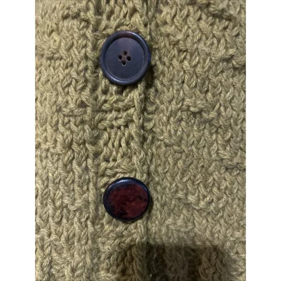 French Angora Wool Boho Hippie Chunky Knit Sweater Vest Art to Wear Large XL New - Picture 5 of 15